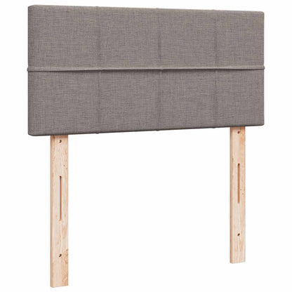 Pouf Letto con Materasso Tortora 90x200 cm in Tessuto | homemem39