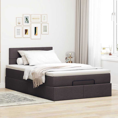 Struttura Letto Pouf con Materasso 80x200 cm in Tessuto | homemem39