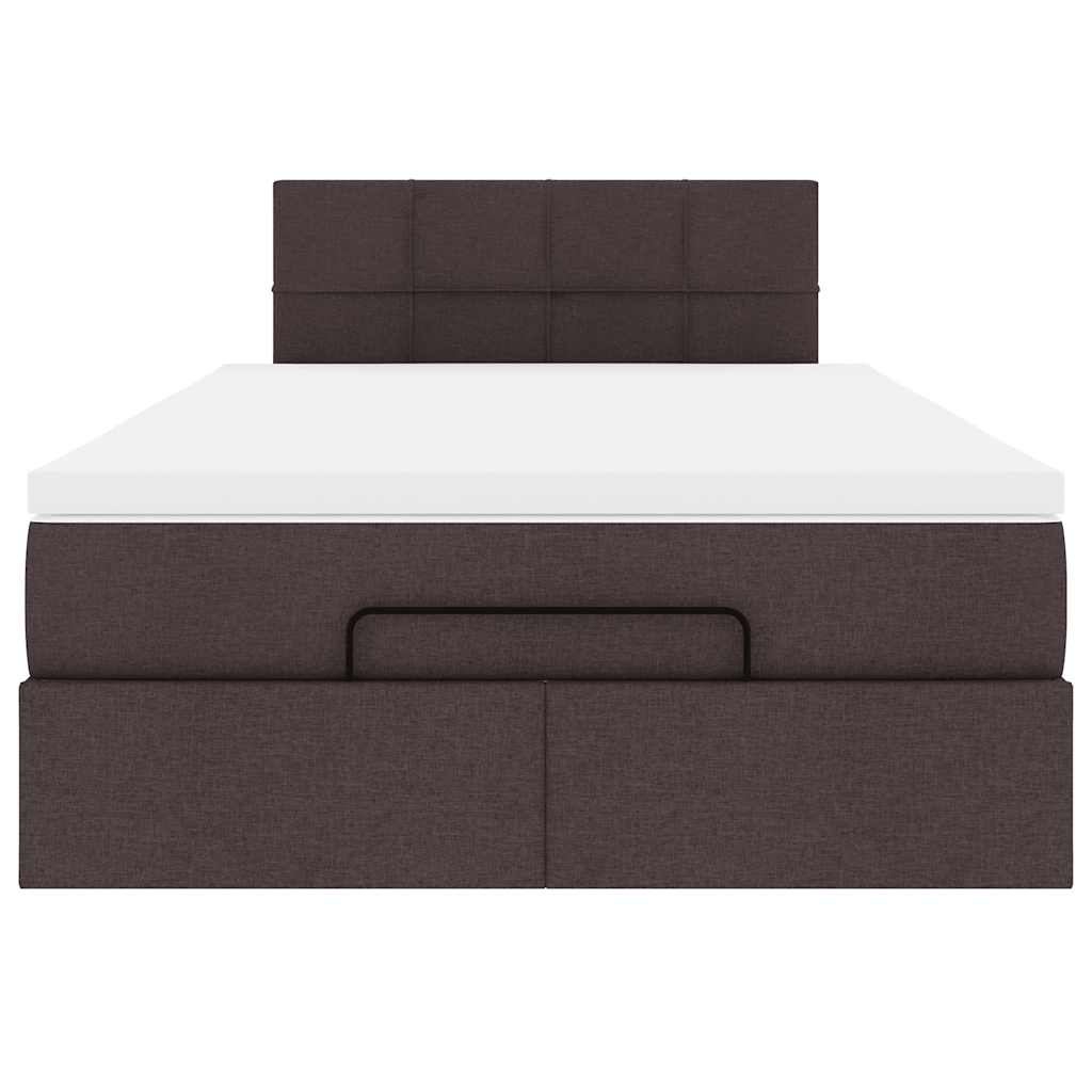 Struttura Letto Pouf con Materasso 80x200 cm in Tessuto | homemem39