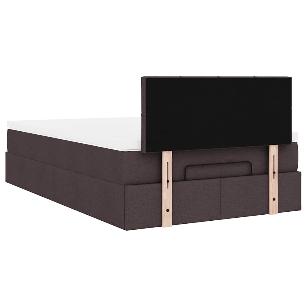 Struttura Letto Pouf con Materasso 80x200 cm in Tessuto | homemem39