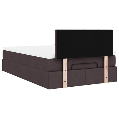 Struttura Letto Pouf con Materasso 80x200 cm in Tessuto | homemem39