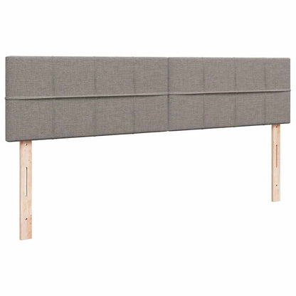 Struttura Letto Pouf con Materasso Tortora 180x200cm in Tessuto