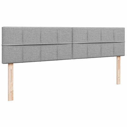 Struttura Letto Pouf con Materasso 200x200 cm in Tessuto | homemem39