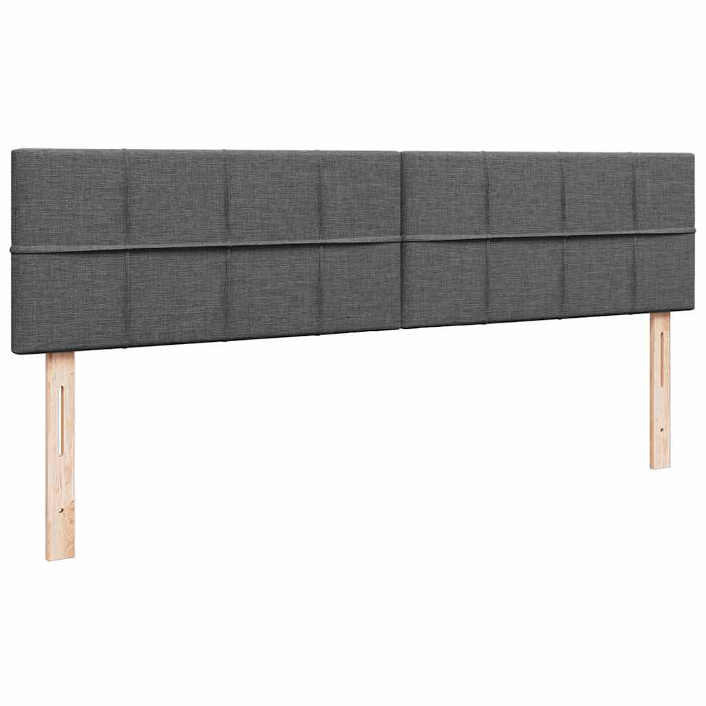 Struttura Letto Pouf con Materasso 200x200 cm in Tessuto | homemem39