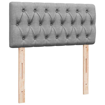 Struttura Letto Pouf con Materasso 90x190 cm in Tessuto | homemem39
