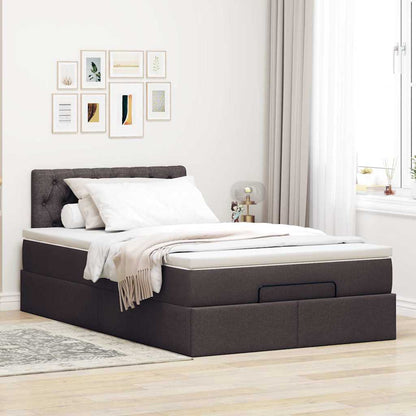 Struttura Letto Pouf con Materasso 80x200 cm in Tessuto | homemem39