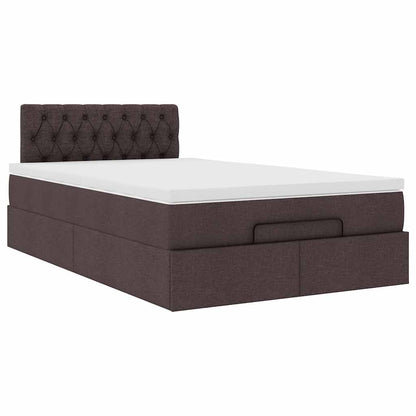 Struttura Letto Pouf con Materasso 80x200 cm in Tessuto | homemem39