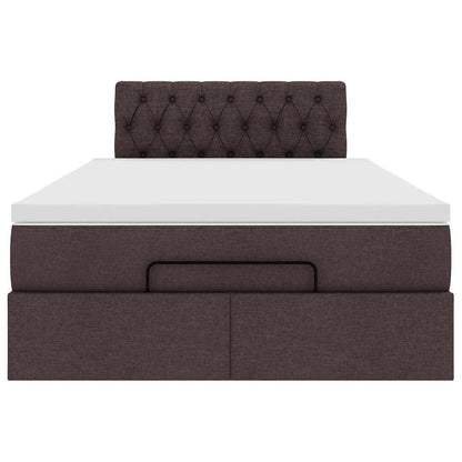 Struttura Letto Pouf con Materasso 80x200 cm in Tessuto | homemem39