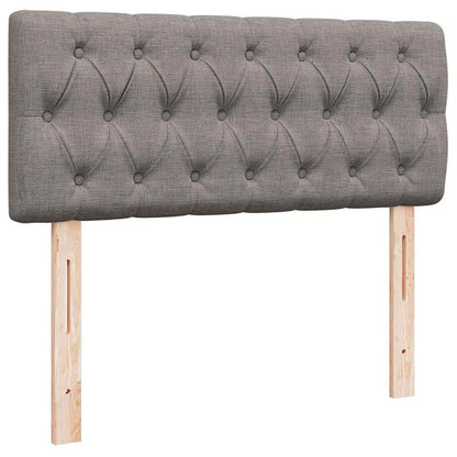 Struttura Letto Pouf con Materasso Tortora 120x200cm in Tessuto | homemem39