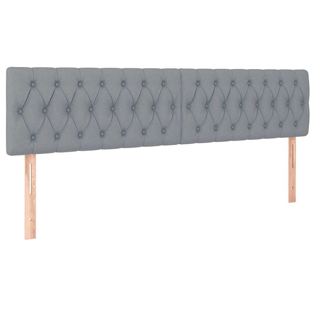 Struttura Letto Pouf con Materasso 180x200 cm in Tessuto