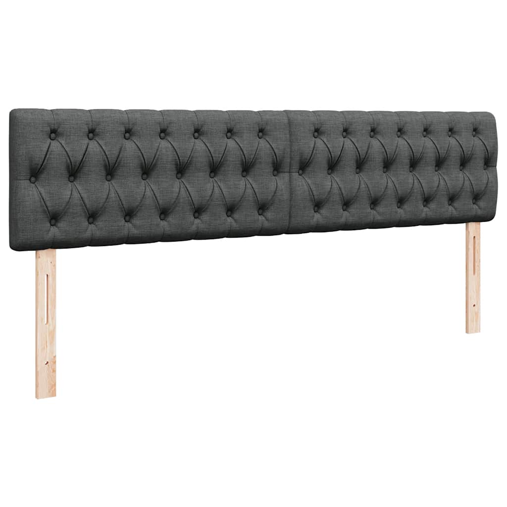 Struttura Letto Pouf con Materasso 200x200 cm in Tessuto