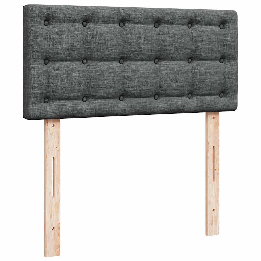 Struttura Letto Pouf con Materasso 90x190 cm in Tessuto | homemem39