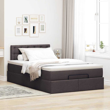 Struttura Letto Pouf con Materasso 80x200 cm in Tessuto | homemem39