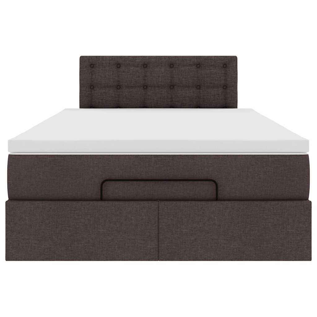 Struttura Letto Pouf con Materasso 80x200 cm in Tessuto | homemem39