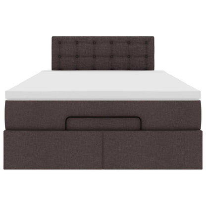 Struttura Letto Pouf con Materasso 80x200 cm in Tessuto | homemem39