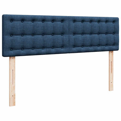 Pouf Letto con Materasso Blu 140x190 cm in Tessuto | homemem39