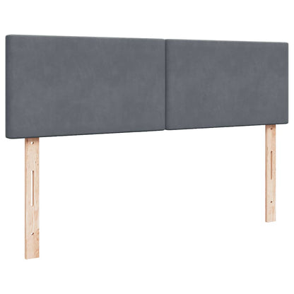Struttura Letto Pouf con Materasso 140x200 cm in Velluto