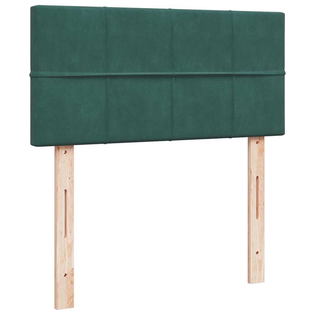 Struttura Letto Pouf con Materasso 90x200 cm in Velluto - homemem39