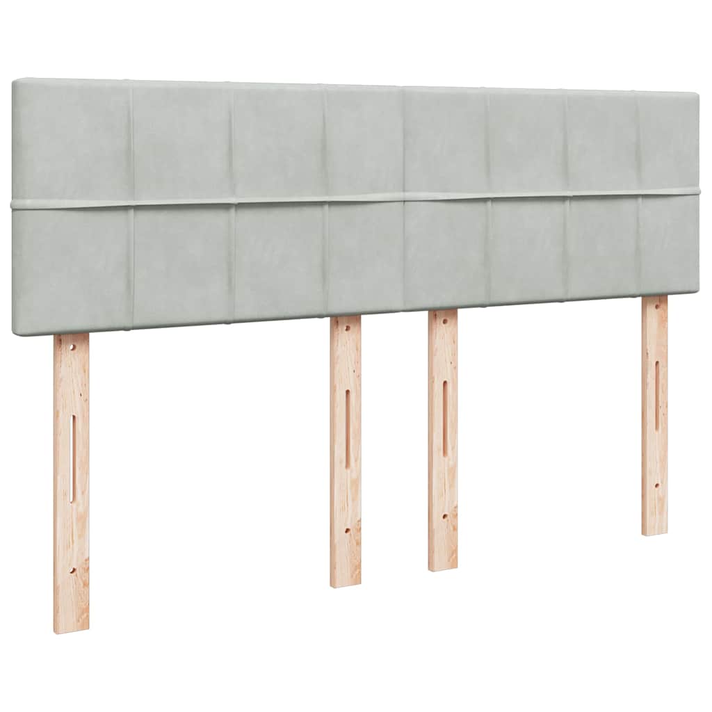Struttura Letto Pouf con Materasso 140x190 cm Velluto | homemem39