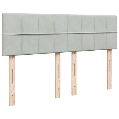 Struttura Letto Pouf con Materasso 140x200 cm in Velluto