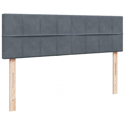 Struttura Letto Pouf con Materasso 140x200 cm in Velluto