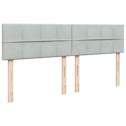 Struttura Letto Pouf con Materasso 180x200 cm in Velluto | homemem39