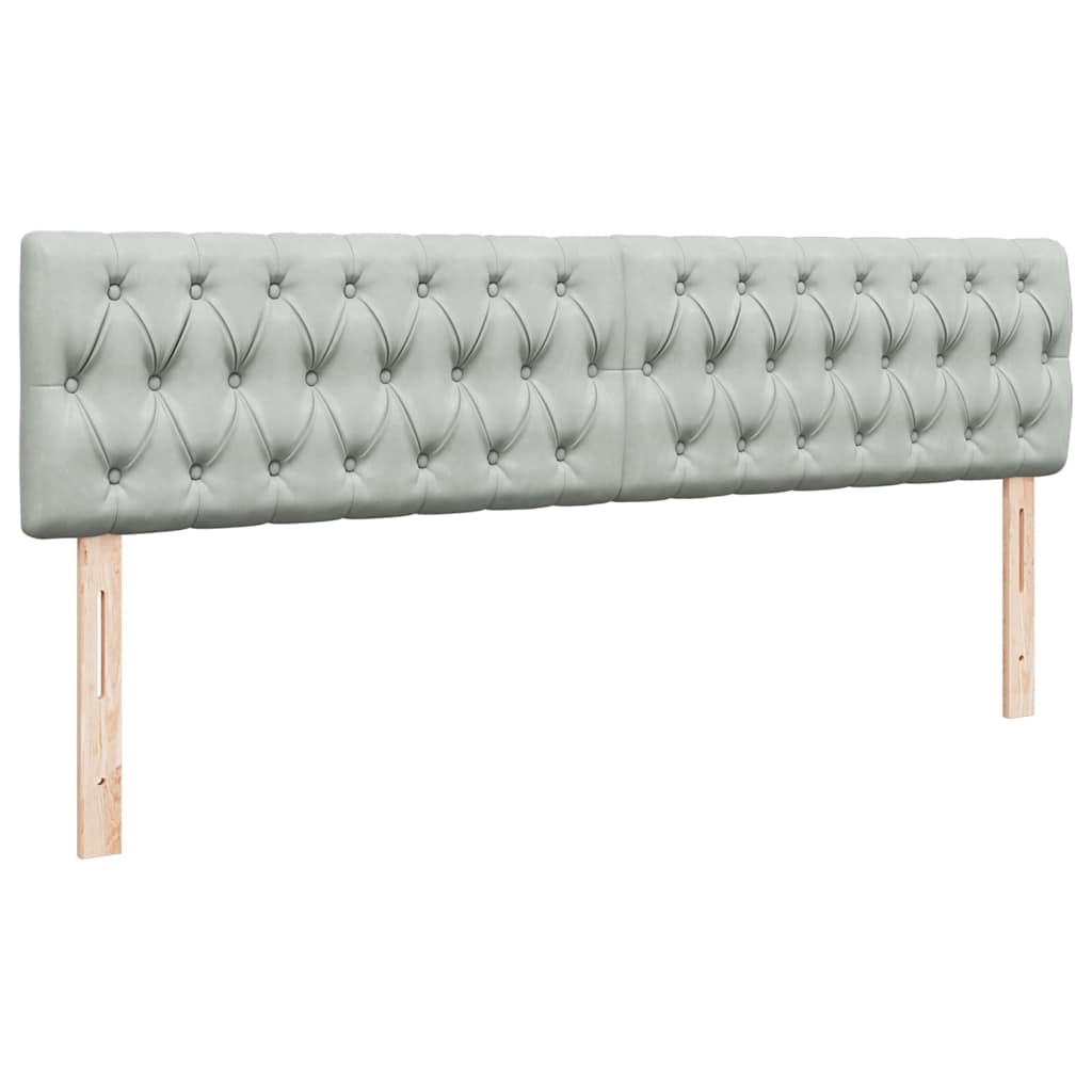 Struttura Letto Pouf con Materasso 200x200 cm in Velluto