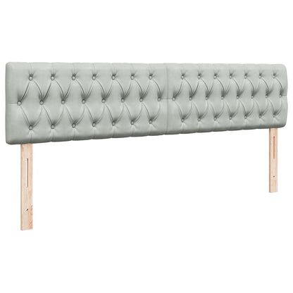 Struttura Letto Pouf con Materasso 200x200 cm in Velluto