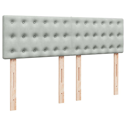 Struttura Letto Pouf con Materasso 140x200 cm in Velluto