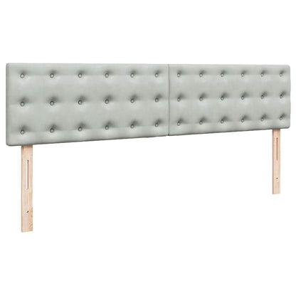 Struttura Letto Pouf con Materasso 200x200 cm in Velluto