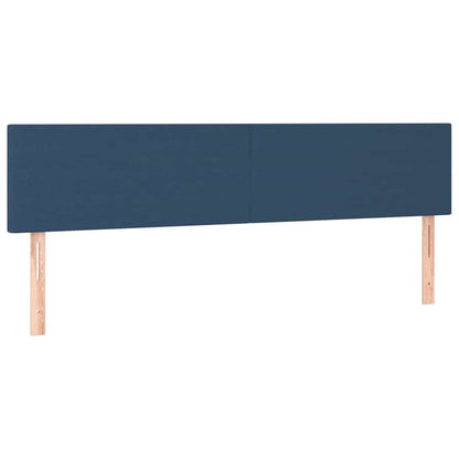 Struttura Letto Pouf con Materassi Blu 180x200cm in Tessuto | homemem39