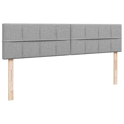 Struttura Letto Pouf con Materassi 160x200 cm in Tessuto