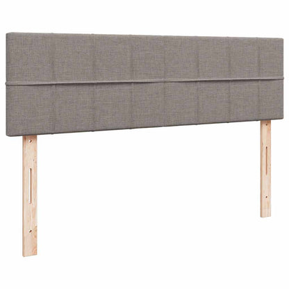 Struttura Letto Pouf con Materassi Tortora 160x200cm in Tessuto | homemem39