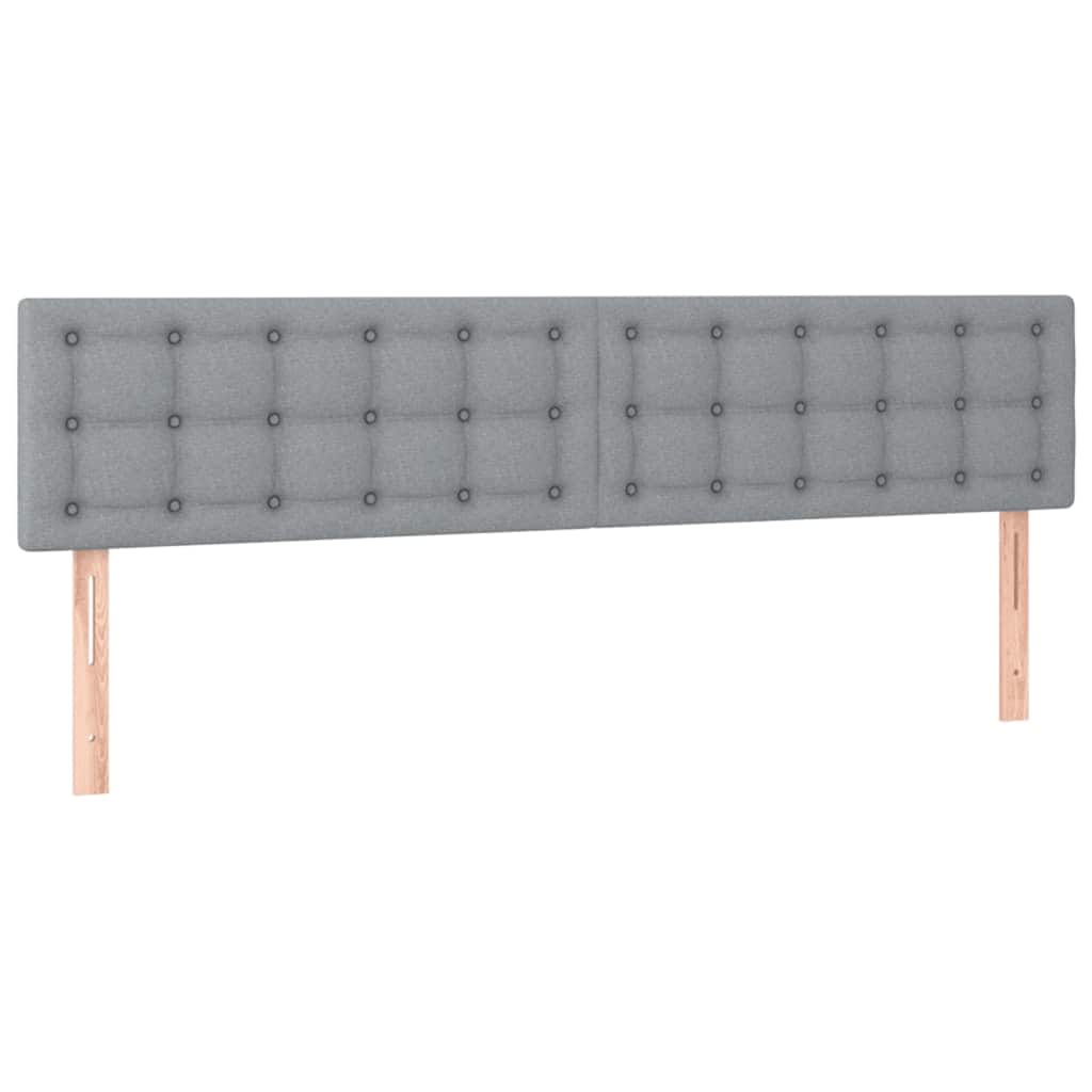 Struttura Letto Pouf con Materassi 160x200 cm in Tessuto
