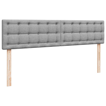 Struttura Letto Pouf con Materassi 200x200 cm in Tessuto
