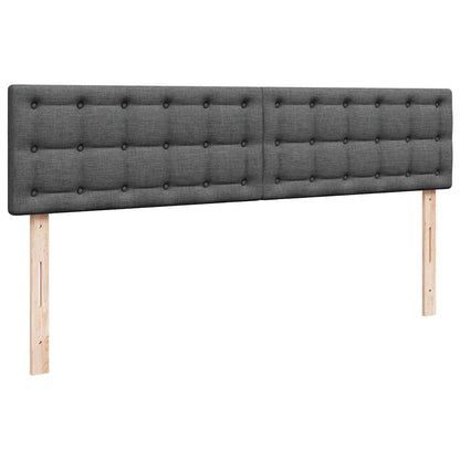 Struttura Letto Pouf con Materassi 200x200 cm in Tessuto
