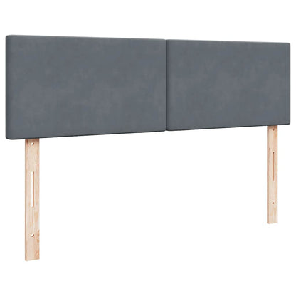 Struttura Letto Pouf con Materassi 160x200 cm in Velluto