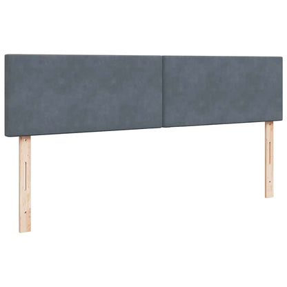 Struttura Letto Pouf con Materassi 200x200 cm Velluto