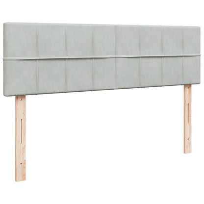 Struttura Letto Pouf con Materassi 160x200 cm in Velluto