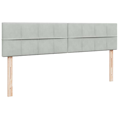 Struttura Letto Pouf con Materassi 180x200 cm Velluto