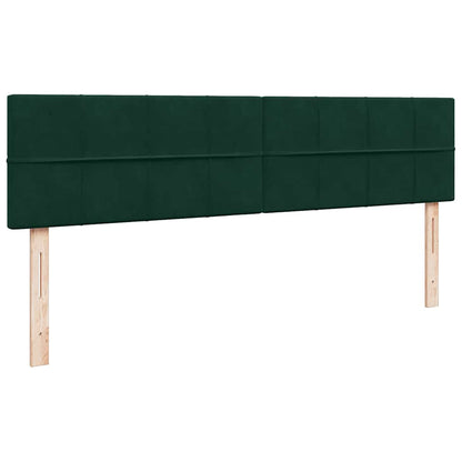 Struttura Letto Pouf con Materassi 200x200 cm Velluto