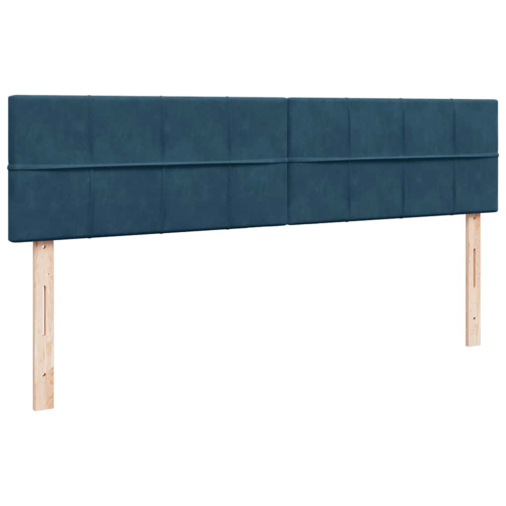 Struttura Letto Pouf con Materassi 200x200 cm Velluto | homemem39