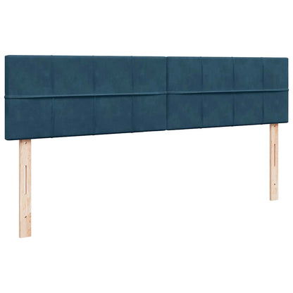 Struttura Letto Pouf con Materassi 200x200 cm Velluto | homemem39