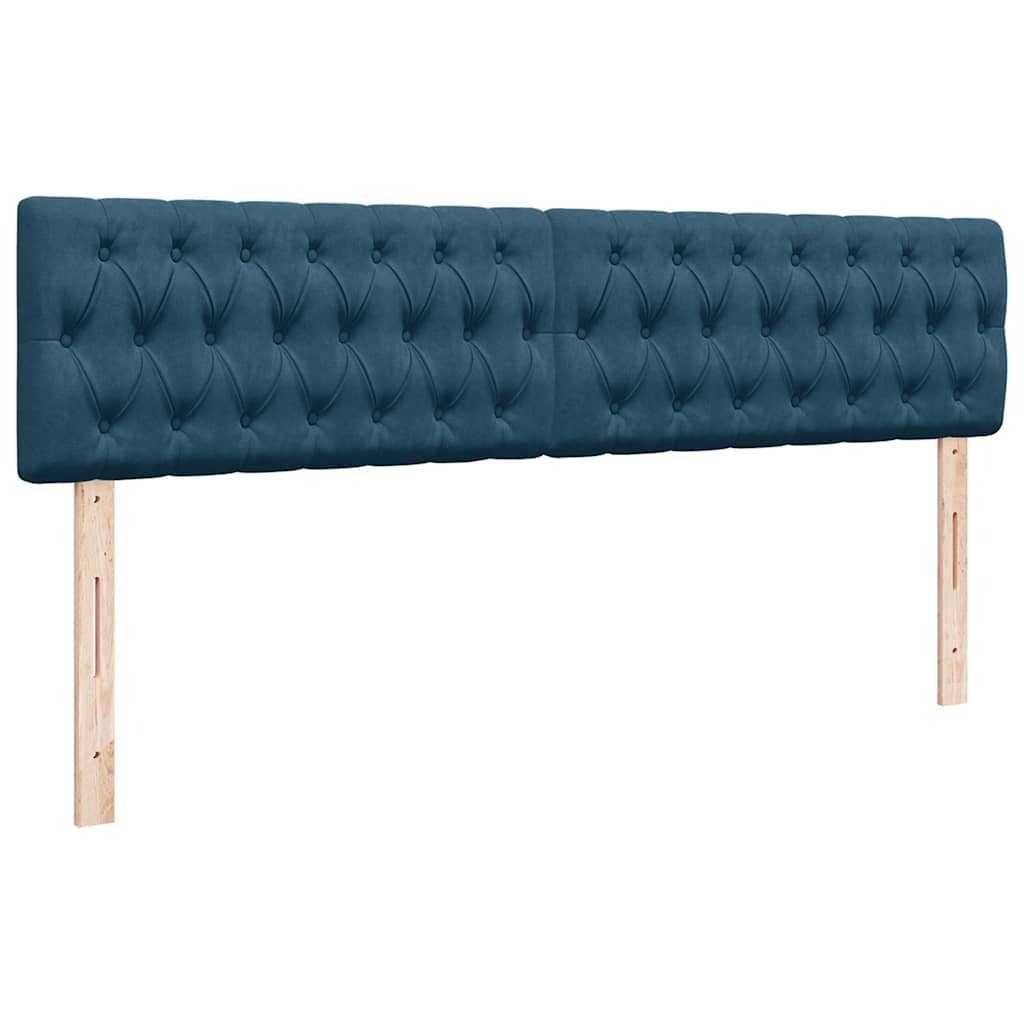 Struttura Letto Pouf con Materassi 160x200 cm Velluto
