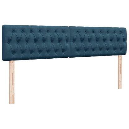 Struttura Letto Pouf con Materassi 160x200 cm Velluto