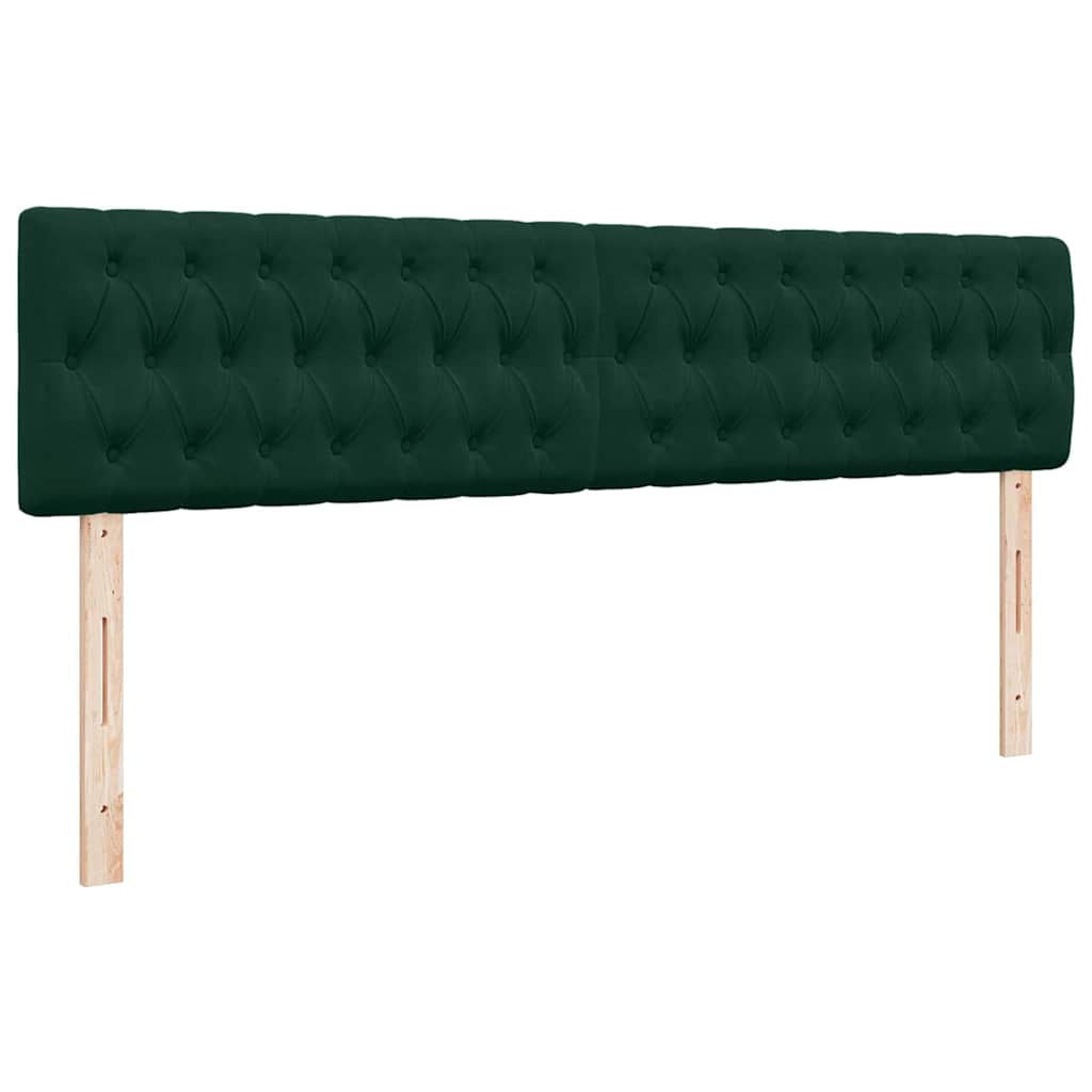 Struttura Letto Pouf con Materassi 180x200 cm Velluto