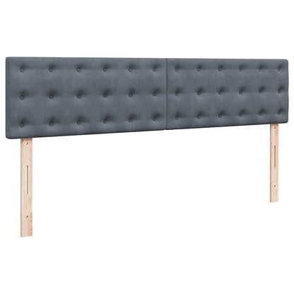 Struttura Letto Pouf con Materassi 180x200 cm Velluto