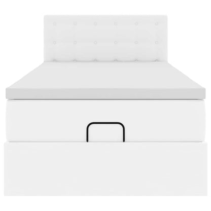 Struttura Letto Pouf con Materasso 90x190 cm Similpelle | homemem39