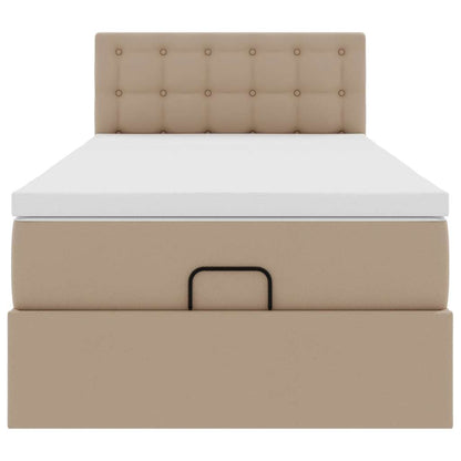 Struttura Letto Pouf con Materasso 100x200 cm Similpelle | homemem39