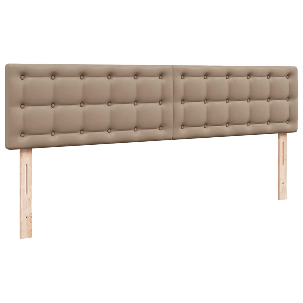 Pouf Letto con Materassi e LED Cappuccino 180x200cm Similpelle | homemem39